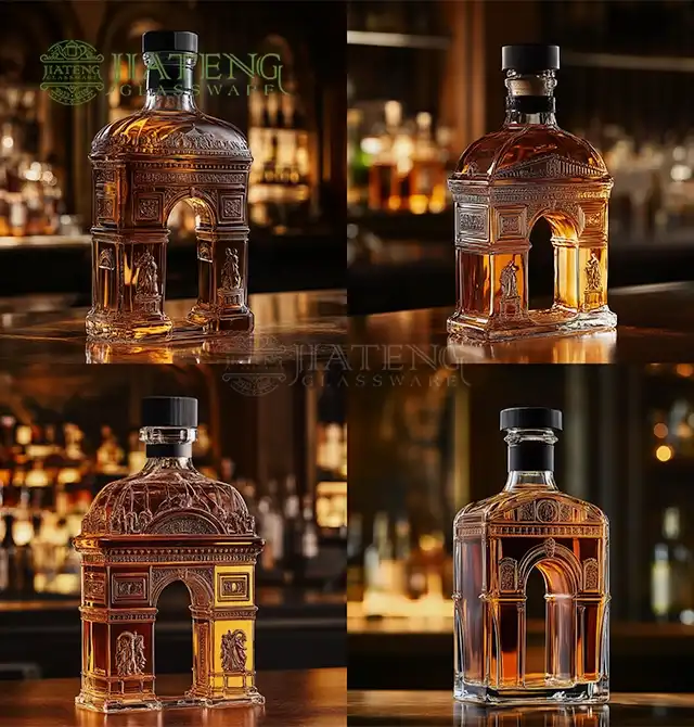 Can I customize the shape of a scotch bottle when ordering?